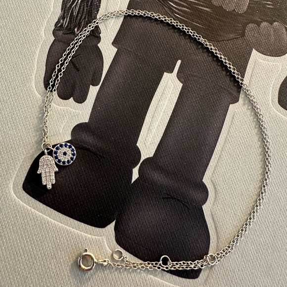 Evil Eye and Hamsa Necklace - Picture 1 of 8